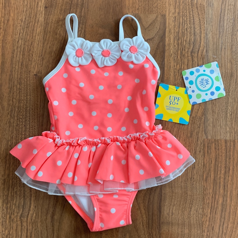 NWT polka dot swim suit